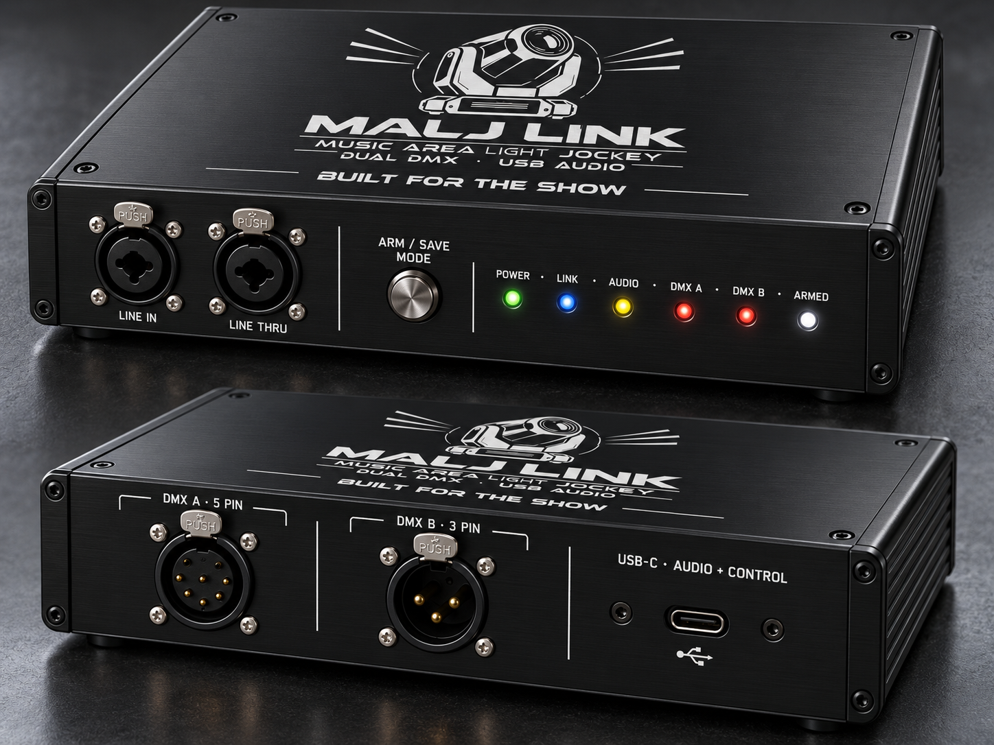 KI-generierte Produktvisualisierung des MALJ LINK Prototyps